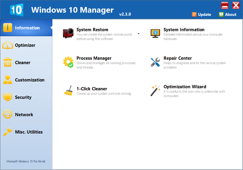 Yamicsoft Windows 10 Manager v3.9.4 Crack & License Key [Updated]