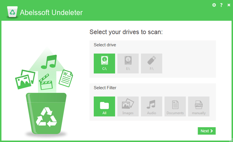 Abelssoft Undeleter 8 (v8.8.01) Crack & License Key [Portable]